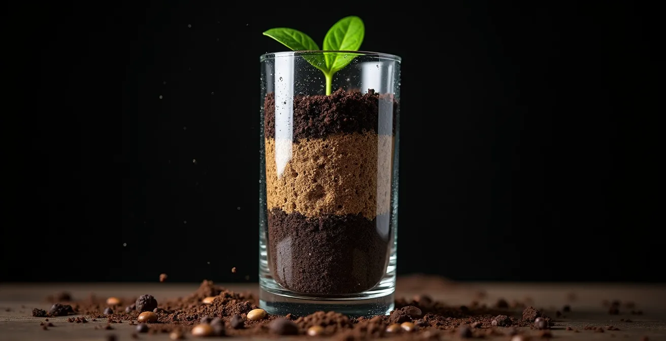 Graphique montrant les zones de confort hydrique du sol avec courbes de saturation et stress