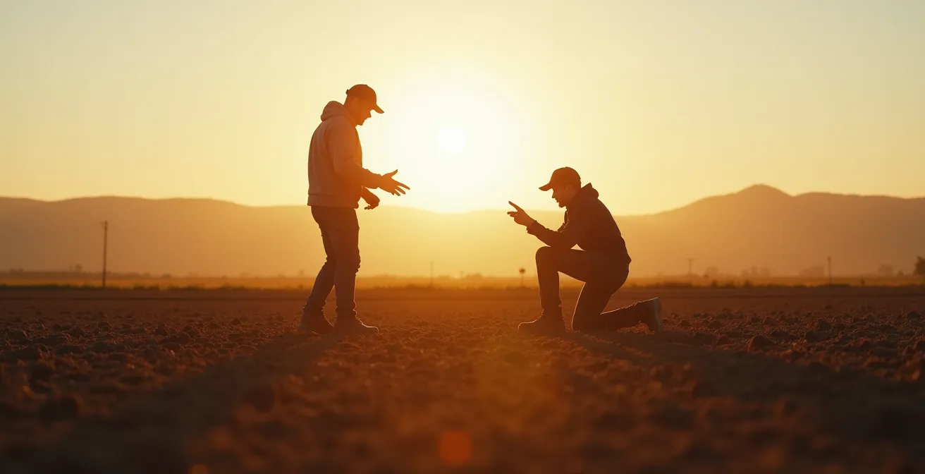 Formation pratique en agriculture avec transmission de savoir-faire sur le terrain