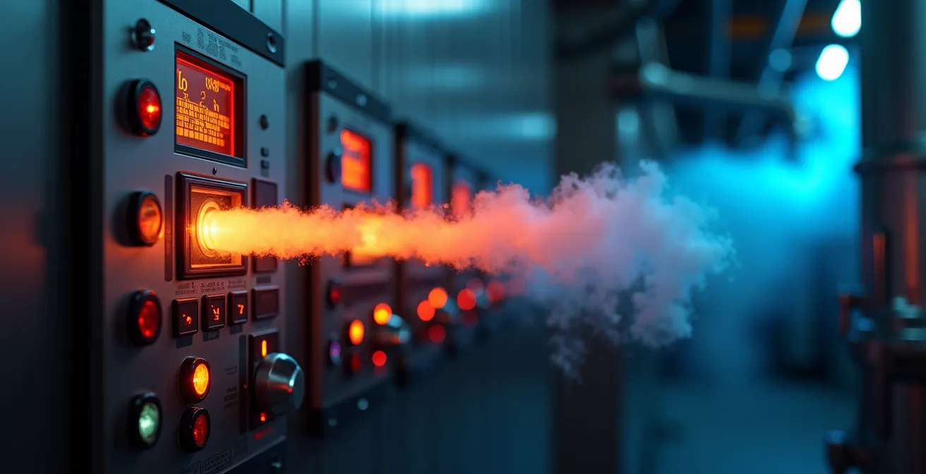 Système de ventilation moderne avec capteurs de température pour le refroidissement progressif des céréales